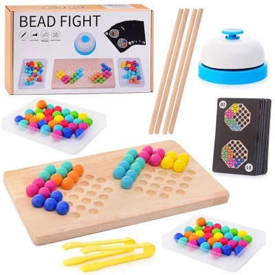 Развивающий модуль с шариками и колокольчиком Щепочка D1166 01